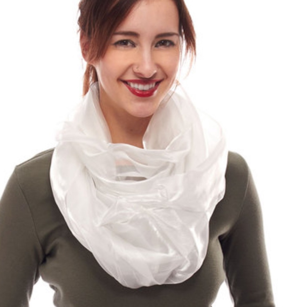 Andromeda Colorful Sheer Soft Infinity Scarf